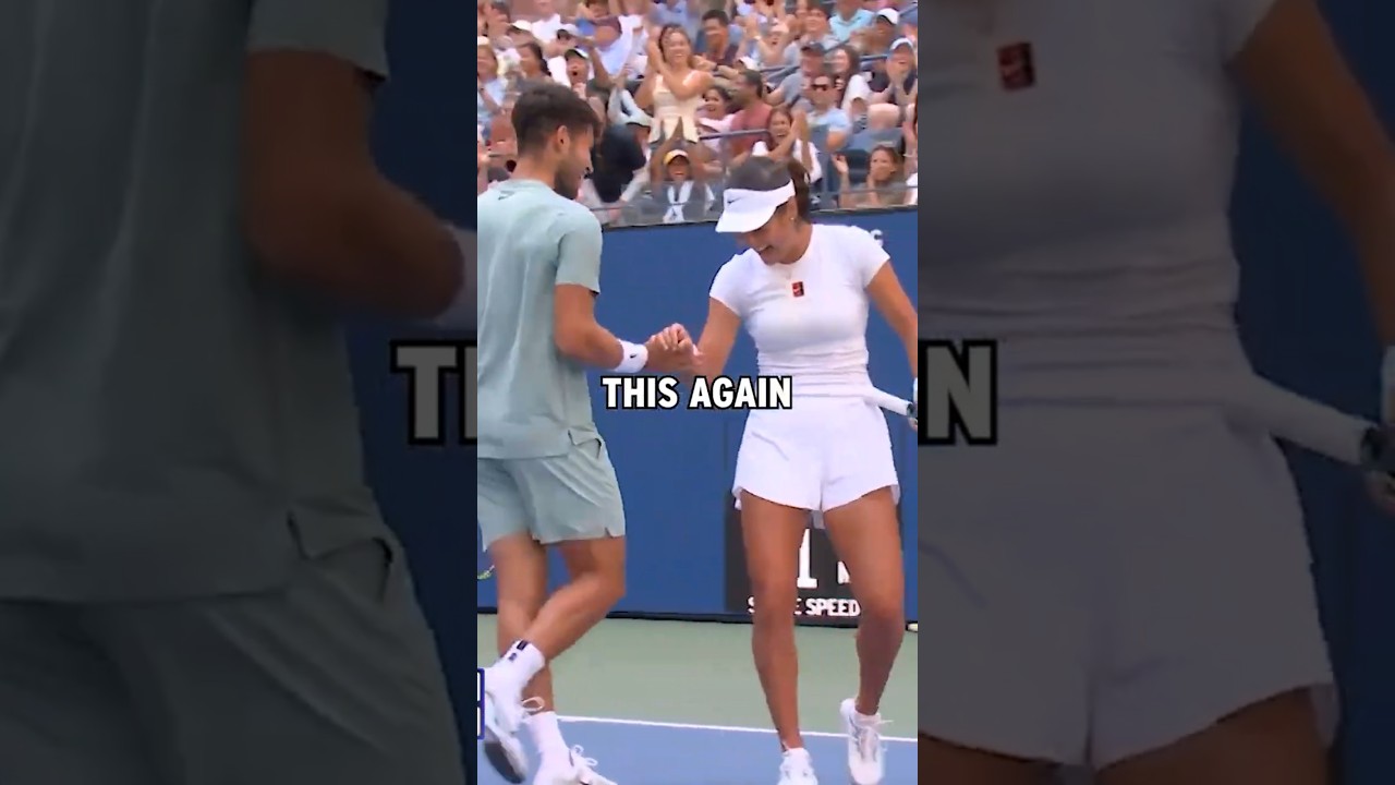 Raducanu Shocked by Alcaraz’s Amazing Shot 😱