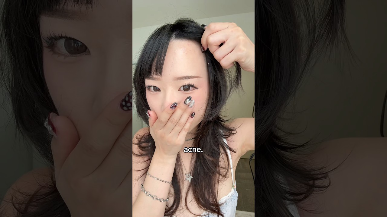 it’s a love hate relationship 💔 #bangs #acne #hair #hushcut #piumeimei