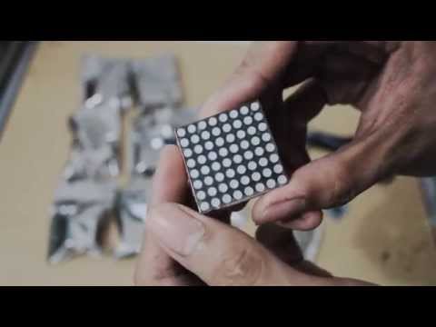 ebay MAX7219 8x8 LED Matrix Unboxing