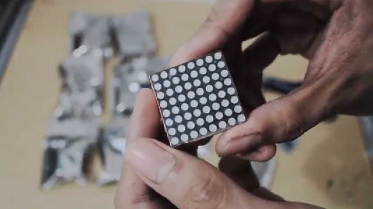 eBay MAX7219 8x8 LED Matrix Unboxing & Arduino Compatible