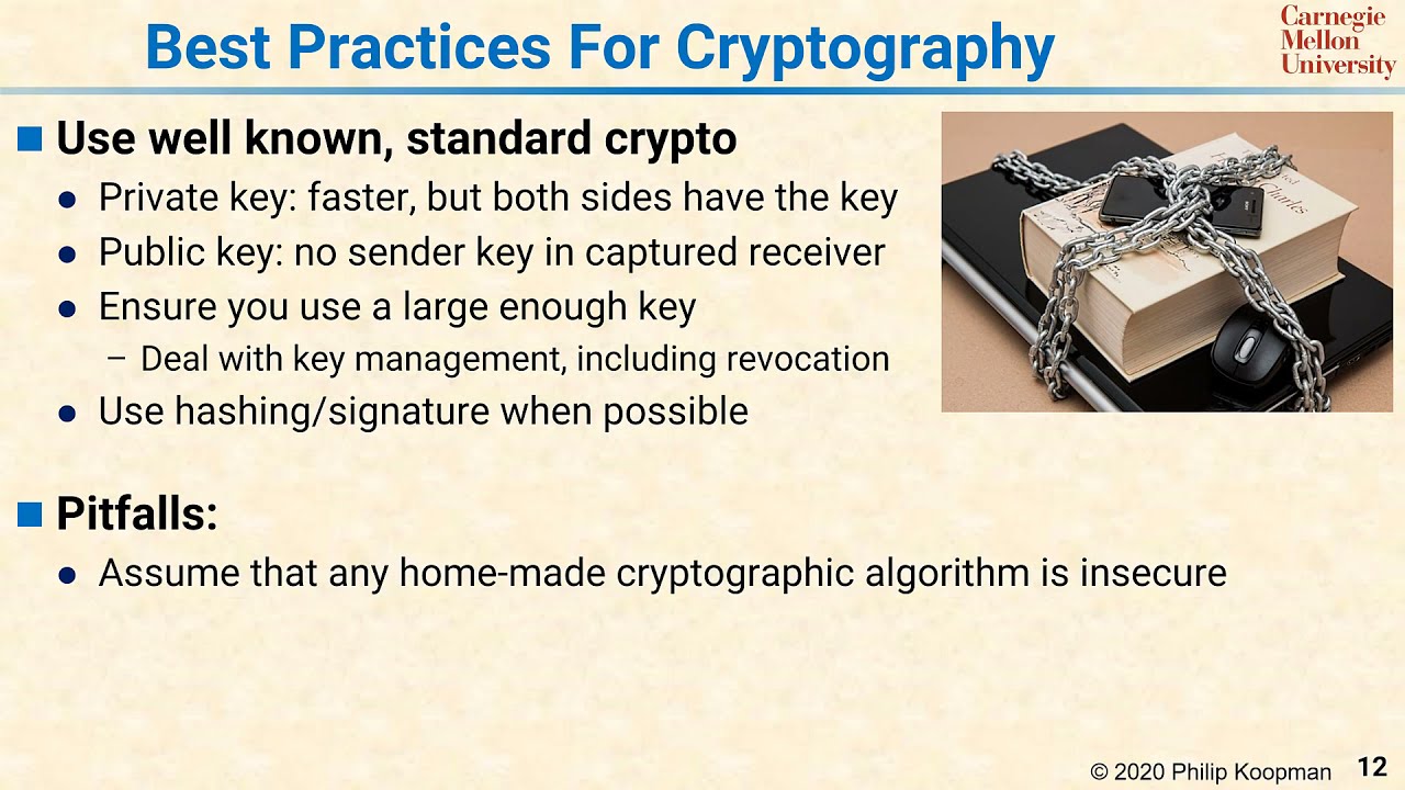 L36 Top 12 Essential Cryptography Best Practices 🔐