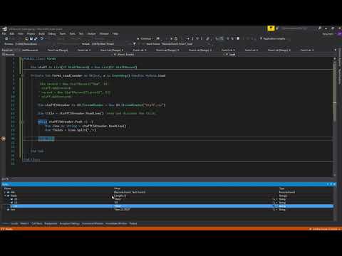 VB115-3: Reading CSV Files into Records in VB.NET 📄