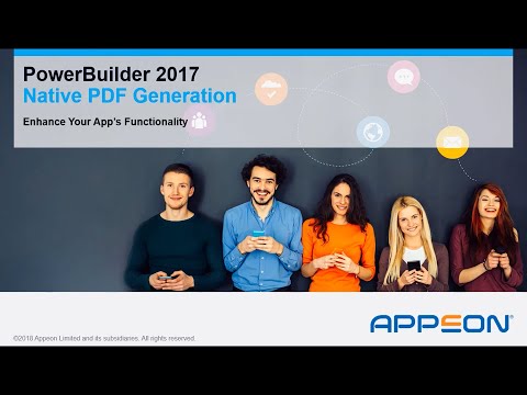 PB2017 Native PDF Generation