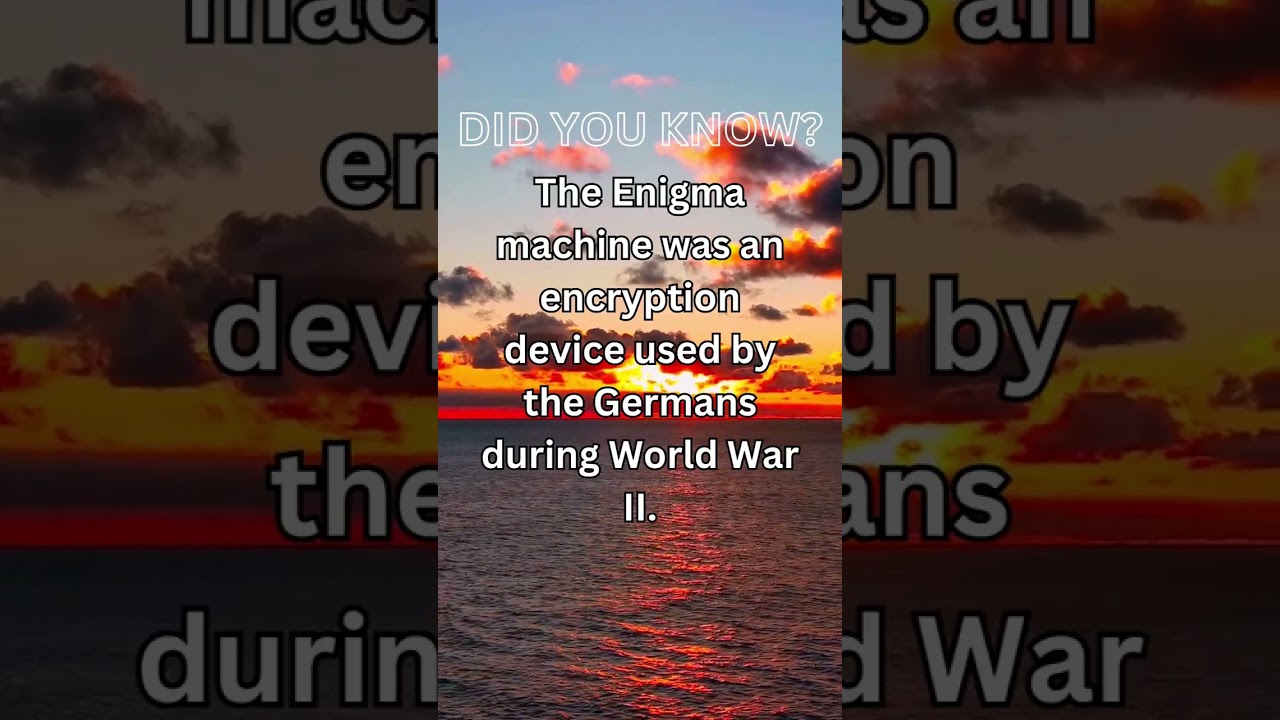 Cryptography Secrets: How the Enigma Machine Changed Warfare 🕵️♂️
