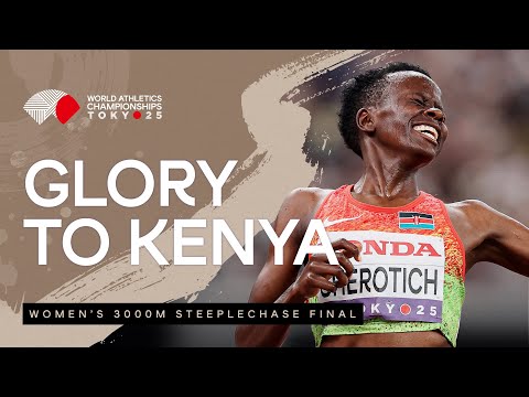Cherotich storms to 3000m steeplechase title | World Athletics Championships Tokyo 25