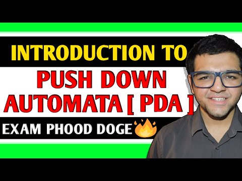 Introduction to Pushdown Automata ( PDA ) 🔥