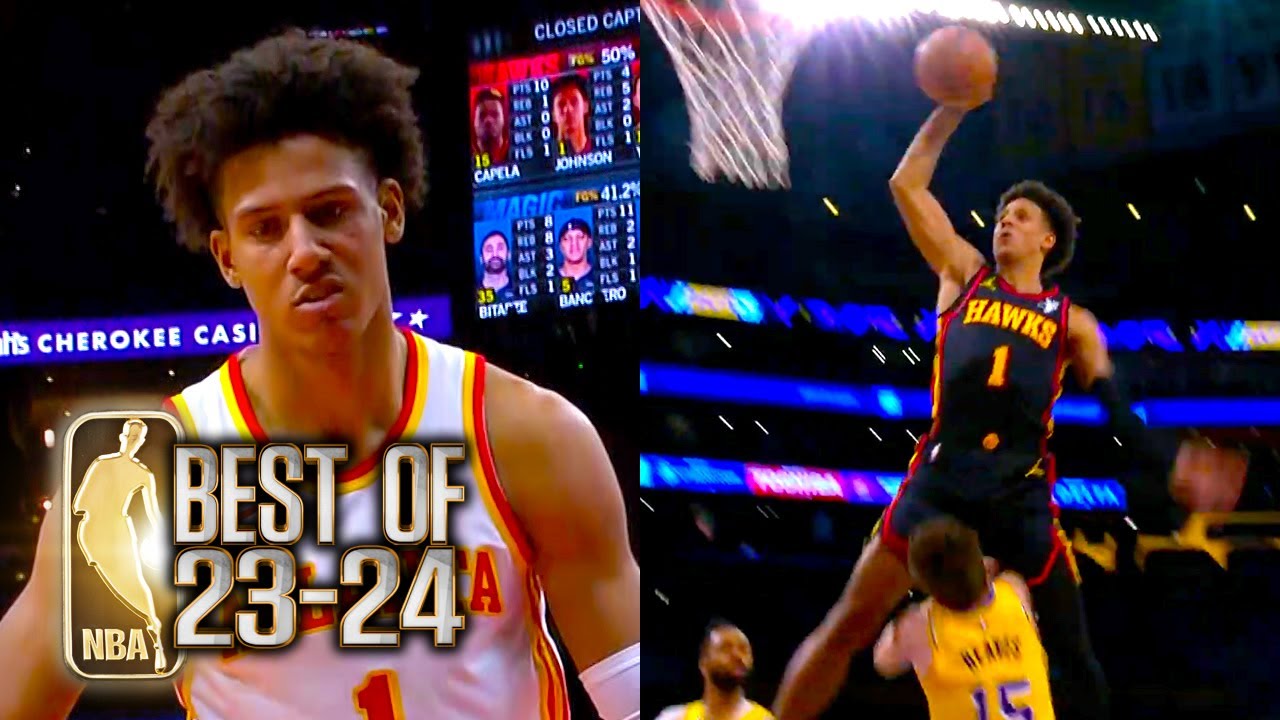 Epic Jalen Johnson Highlights of the 23-24 Season 🔥