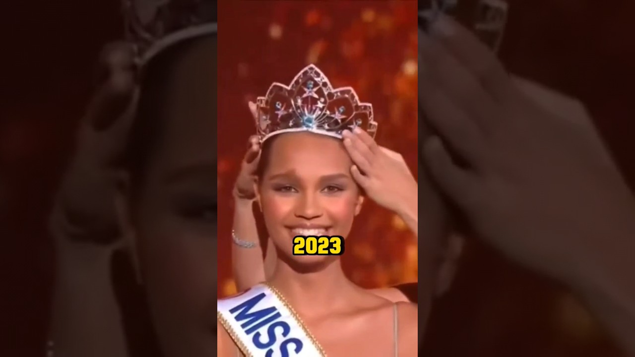 Évolution des Miss France 1988-2024 #shorts