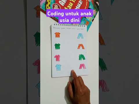 Belajar coding untuk anak usia dini #kegiatananakpaud #kegiatan #kegiatananak #kreasianak