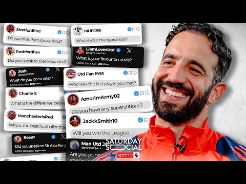 Ruben Amorim answers the internet’s most asked questions… 👀 | Ruben Amorim Fan Q&A