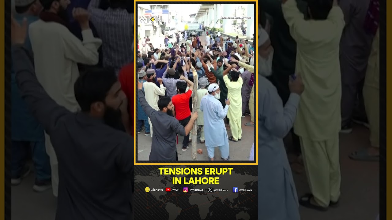 TLP Protesters Clash With Police in Lahore 🚓