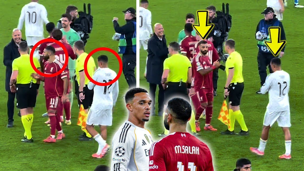 Mo Salah Ignores Trent Alexander-Arnold After Liverpool vs Real Madrid 1-0