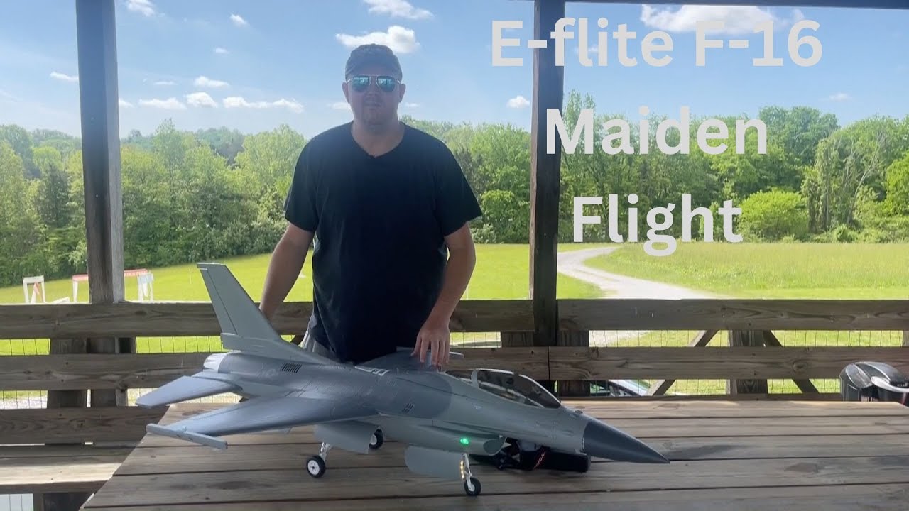 E-flite F-16 Falcon 80mm: Exciting Maiden Flight & First Impressions ✈️