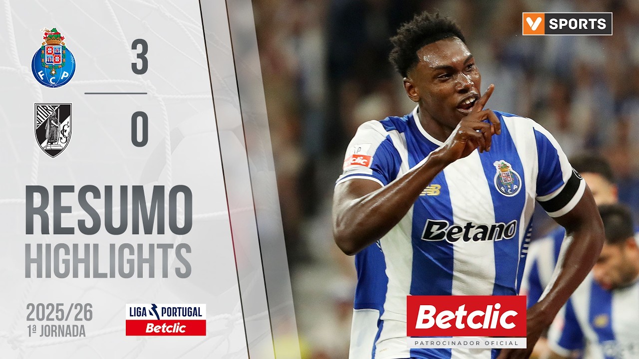 FC Porto Dominates Vitória SC com vitória de 3-0 na Liga 25/26 ⚽