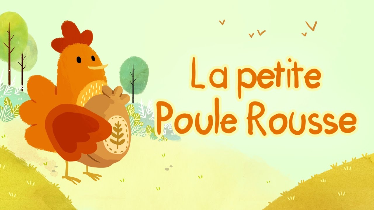 L'histoire de La Petite Poule Rousse : adaptation pour les tout-petits