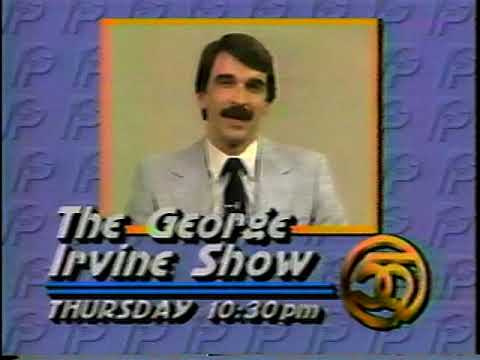 George Irvine Show & Pacers Bumper (Jan 1985) 🏀