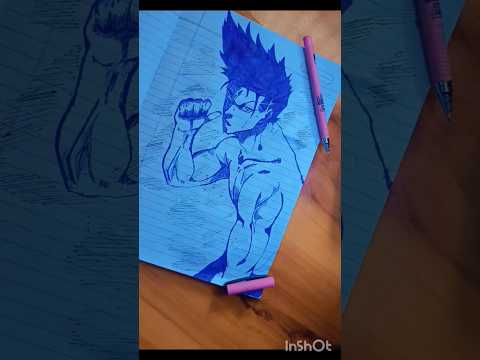 ⚽️Baru-Blue Lock quick sketch #shorts✨️