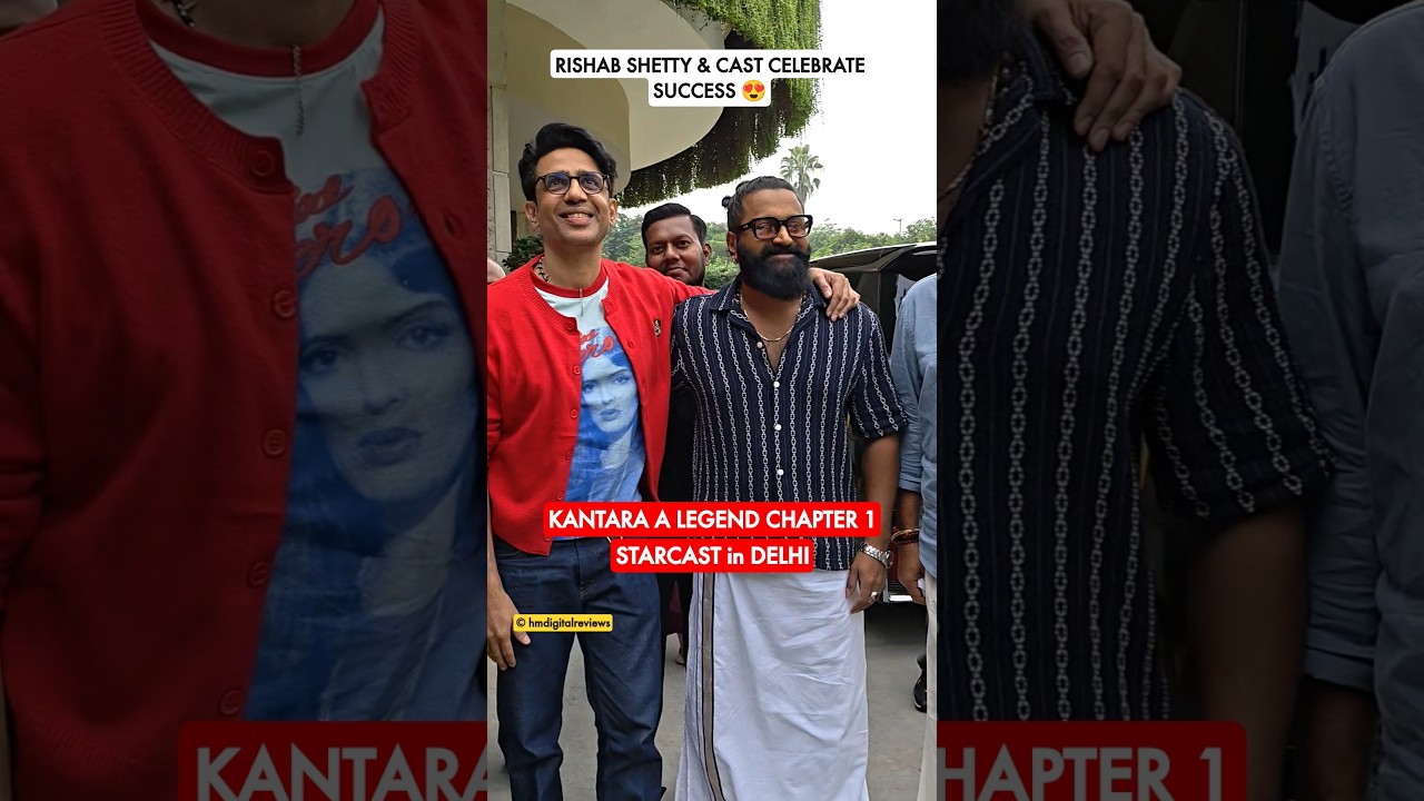 KANTARA: Legend Chapter 1 Cast in Delhi 🎬