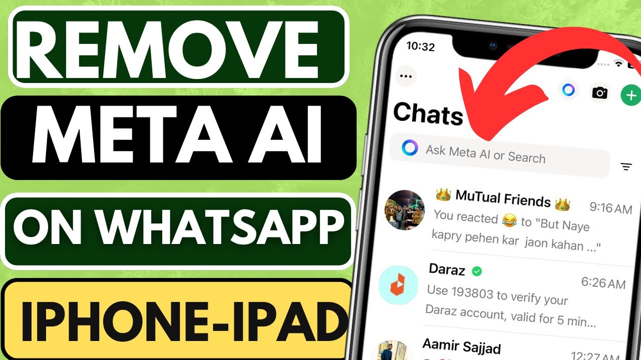 How To Remove Meta AI from WhatsApp on iPhone || Delete Meta AI on WhatsApp