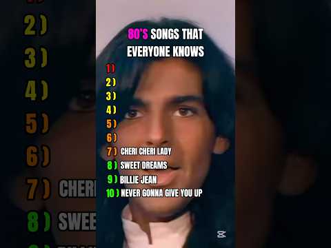 80s Songs That Everyone Knows #80s #music #80smusic #throwback #nostalgia #viralsong