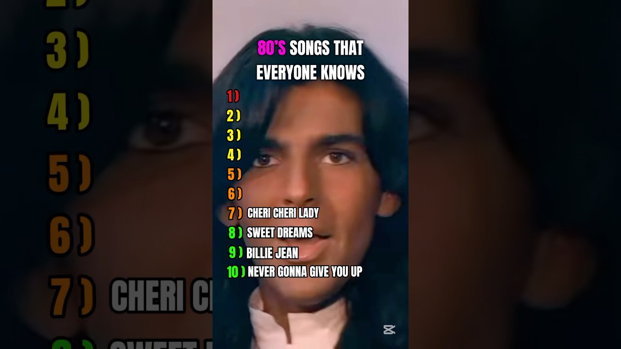 Iconic 80s Songs Everyone Loves 🎶