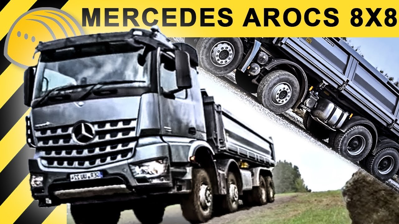 Mercedes-Benz Arocs 8x8 Offroad Kipper im Test 🚜