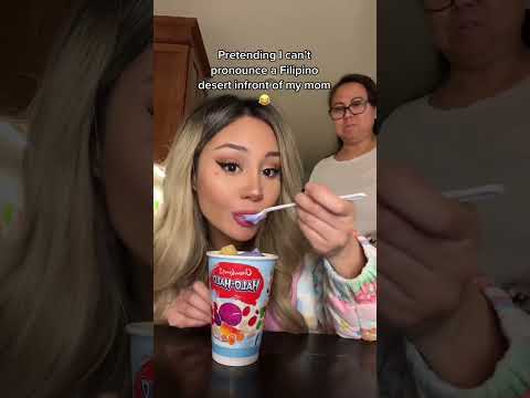 Pranking my Filipino mom by mispronouncing a word in Tagalog 😂 #filipino #food #prank