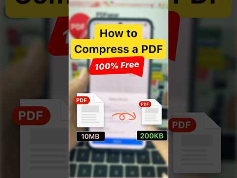 How to Compress a PDF File Size for Free #pdfgear