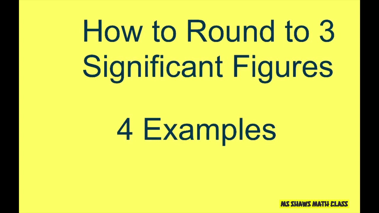 Master Rounding to Three Significant Figures with 4 Easy Examples β¨