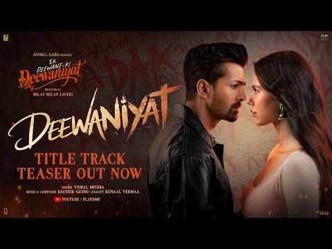 DEEWANIYAT - Title Track (Teaser) | Ek Deewane Ki Deewaniyat | Harshvardhan, Sonam | Vishal Mishra
