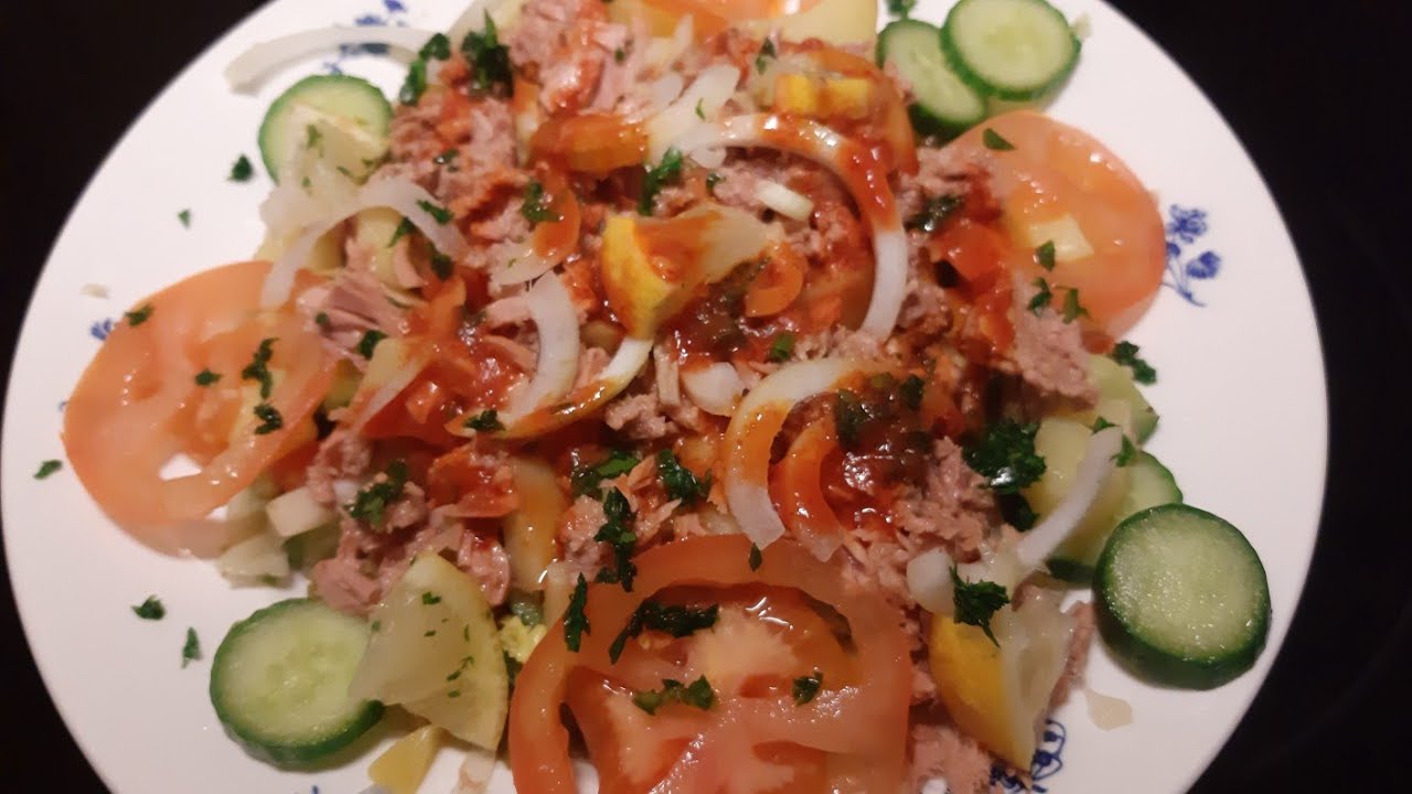 صحن تونسي بنة لا يقاوم 🥗