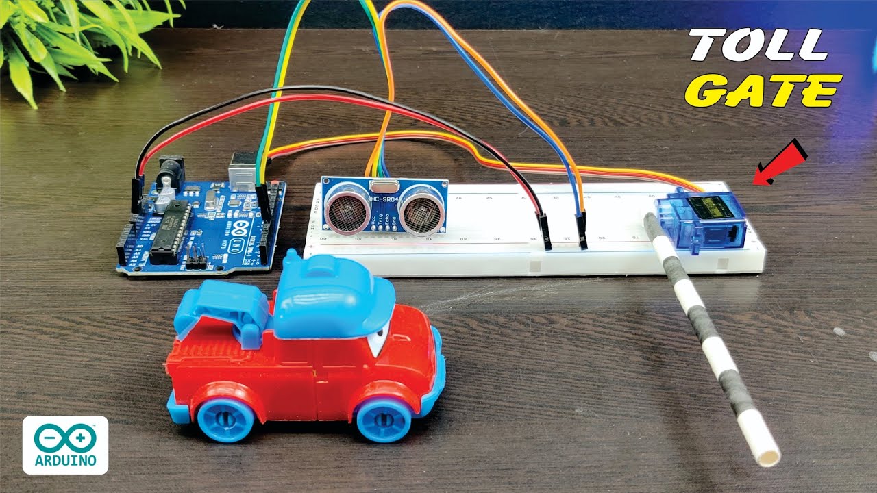 DIY Arduino Automatic Car Toll Gate System 🚗