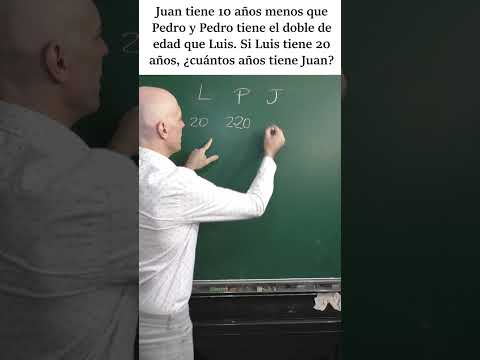 RETO MATEMÁTICO. Problema de Edades