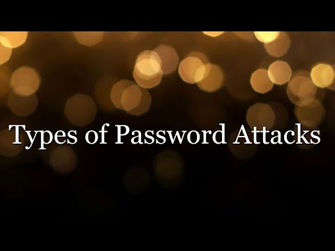 Types of Password Attacks