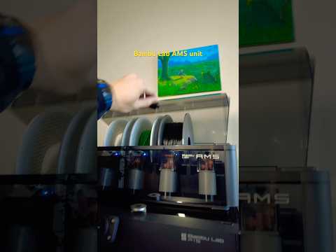How to load filaments into the Bambu Lab AMS unit SIMPLE STEPS | Bambu Lab P1S Tutorial