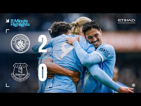 EXTENDED HIGHLIGHTS | Man City 2-0 Everton | Haaland scoring run continues!
