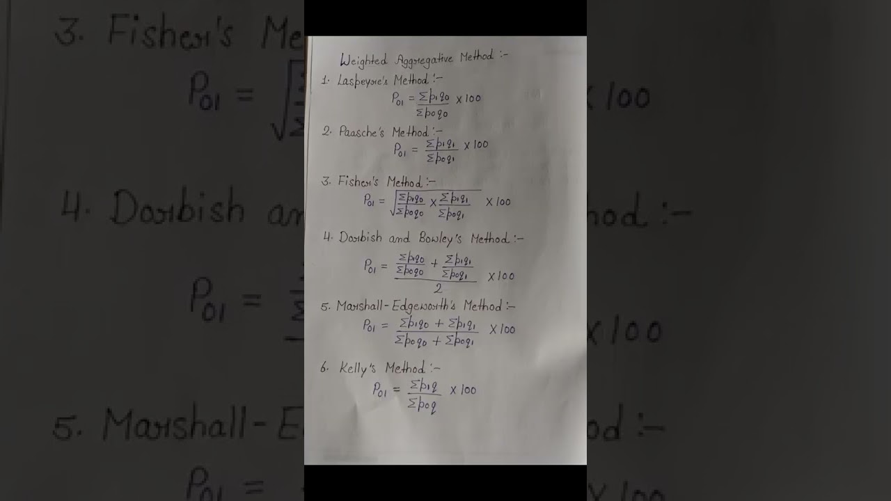Mastering Index Numbers: Construction Methods Explained 📊