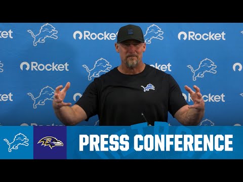 Dan Campbell postgame media availability | 2025 NFL Regular Season Week 3: Lions at Ravens