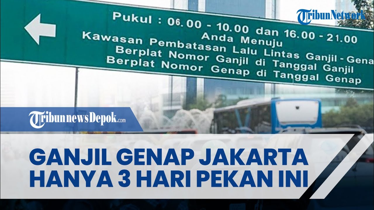 Libur Natal 2025, Ganjil Genap Jakarta Pekan Ini Hanya 3 Hari