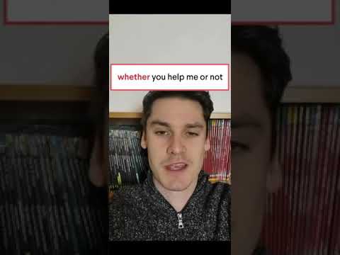 if/whether [correct use]