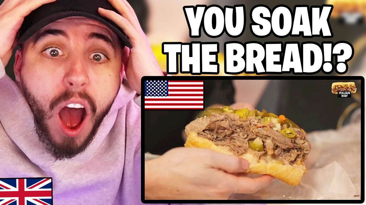 Brits Try Chicago Street Food 🇺🇸
