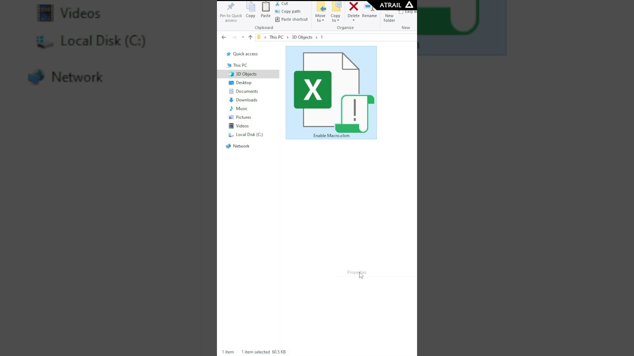 Solve Excel Macro Blocked by Microsoft (Enable Macro - Untrusted Source)