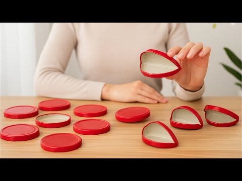 ๐ DON'T THROW AWAY JAR LIDS ! 4 GENIUS DIY Ideas!