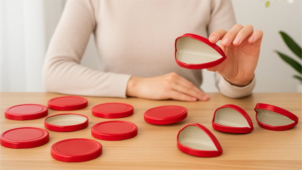 🛠️ 4 Clever DIY Projects Using Old Jar Lids You Must Try!