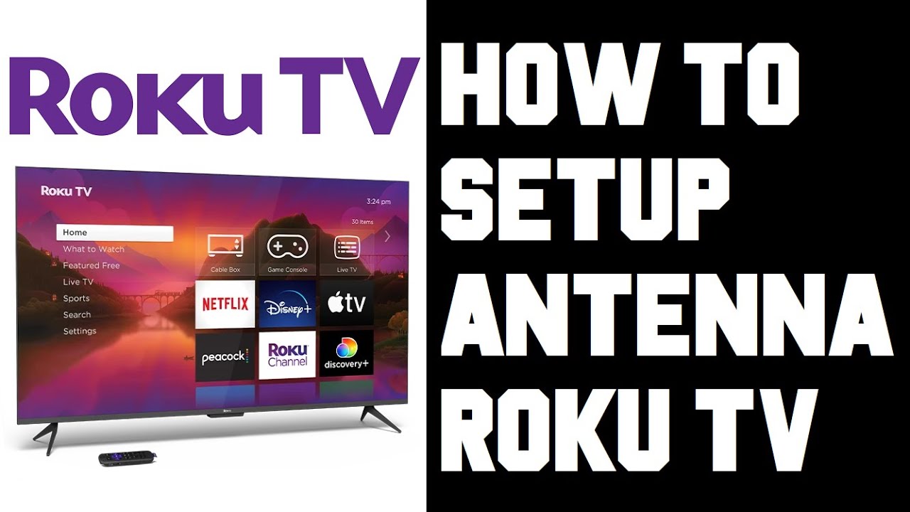 Roku TV Antenna Setup & Channel Scan 📺