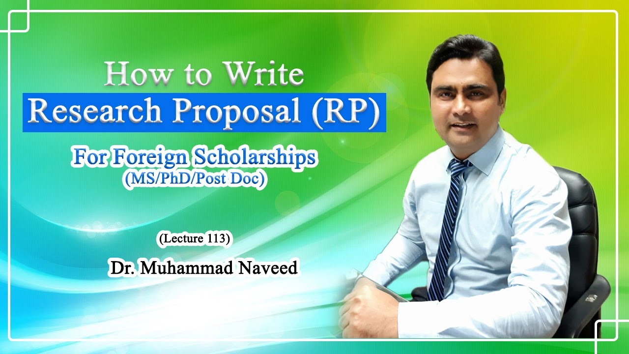 Writing a PhD Research Proposal | Dr. Naveed 📄