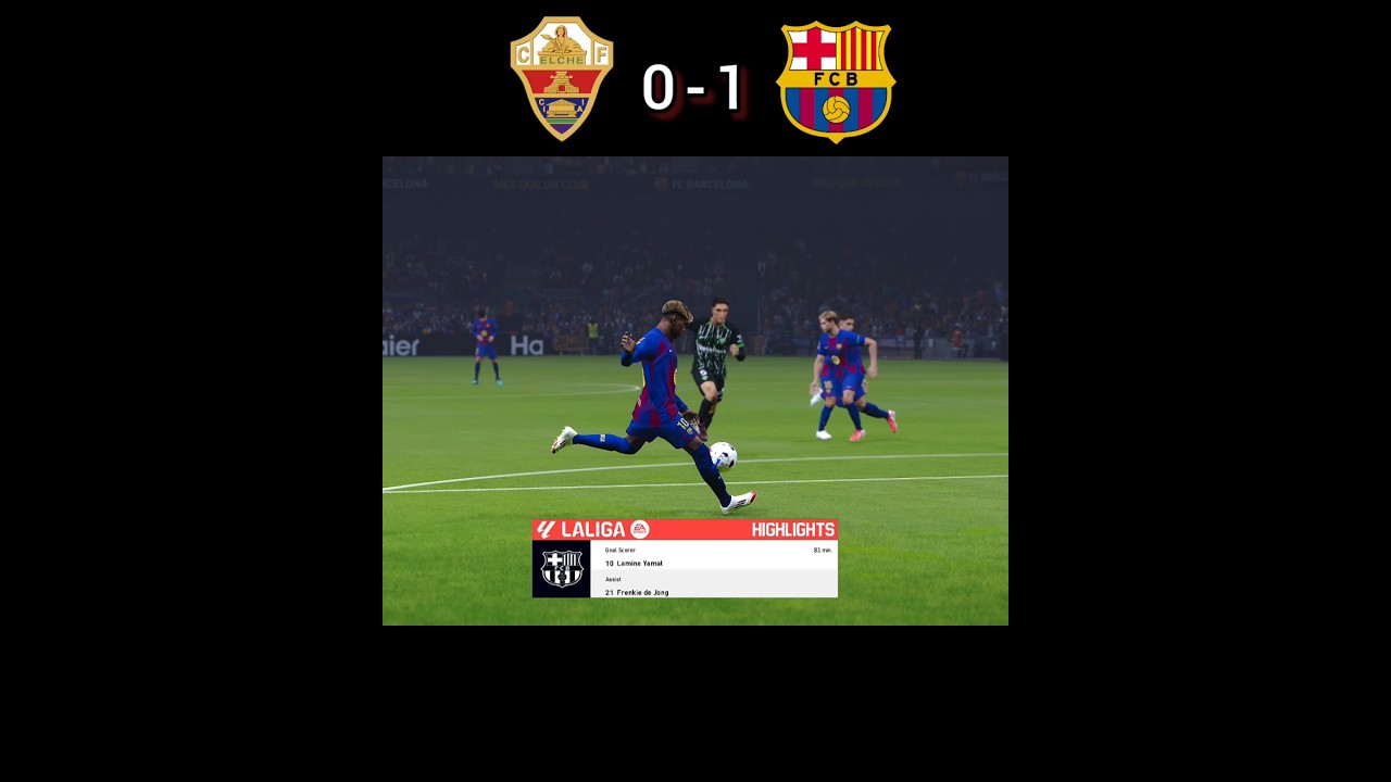 Barcelona Battles Elche in Exciting La Liga Match 🔥