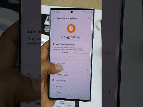 Samsung Galaxy S23 Ultra Security And Privacy Location With Display Settings