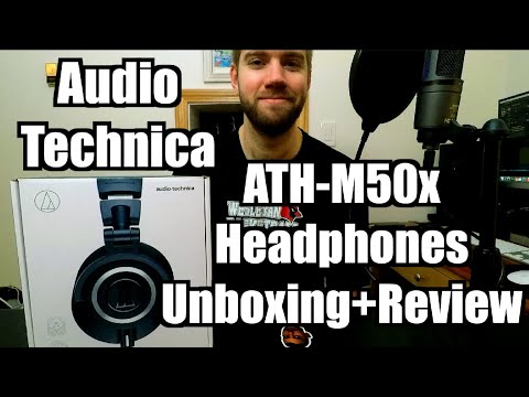 Audio Technica ATH-M50x Headphones Unboxing & Review - TimmyG