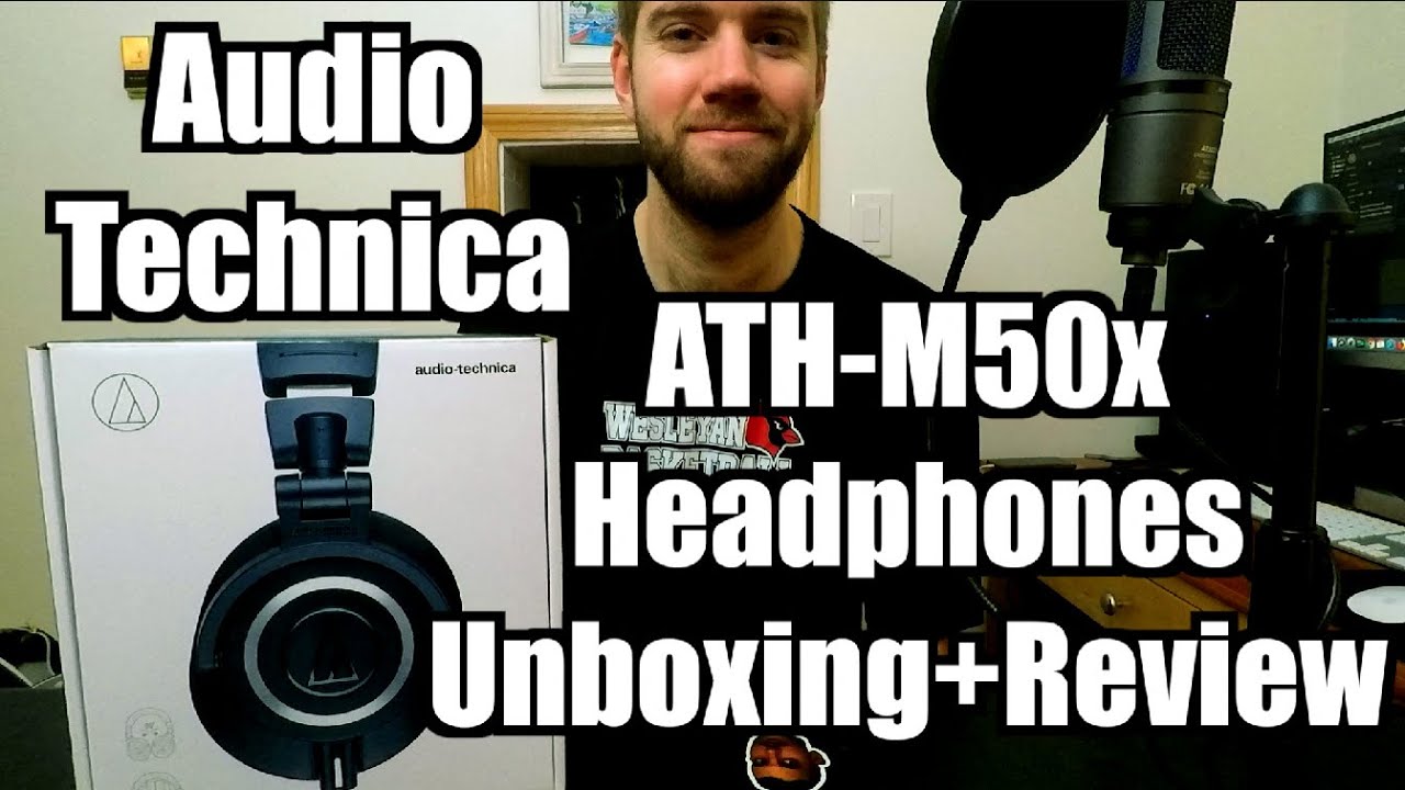 Audio Technica ATH-M50x Headphones Unboxing & Review 🎧